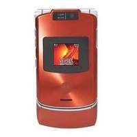 Teléfono celular Motorola RAZR V3xx Naranja (Raro)