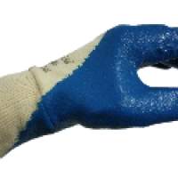 Best Lite garden glove, work gloves, universal gloves nitrile / cotton in size. S + M