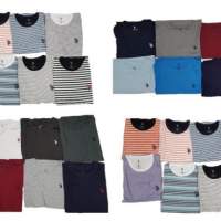 ABD Polo Assn. T-Shirt Uni Çizgili Erkek Gömlek Markaları Mix
