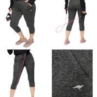KangaROOS 3/4 pants women jogging pants grey