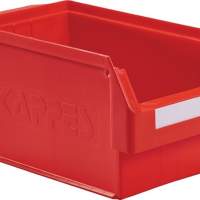 Storage bin size 3 red L350xW200xH200mm