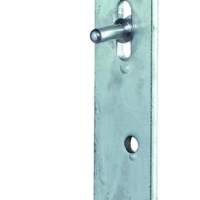 Sliding door roller with bracket, length: 429 mm, Ø 105 mm, 70 kg