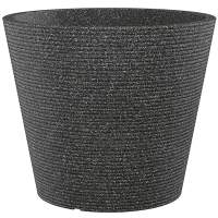 SCHEURICH plant pot Coneo plastic Ø40cm black / granite