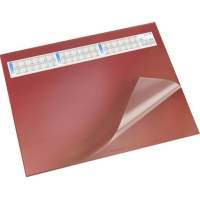 Runner desk pad Durella DS calendar 52x65cm red
