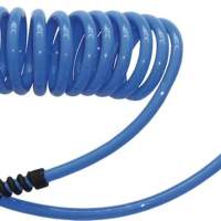 EWO spiral hose set inside D. 6.5mm outer dia. 10mm length 7.5m coupling DN 7.2
