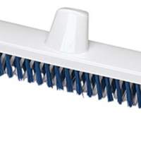 NÖLLE HACCP scrubber, length 450 mm, bristle thickness 0.50 mm, blue