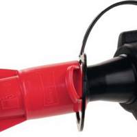 Universal safety fuel filling system, black/red