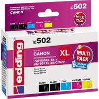 edding ink cartridge Canon PGI-550XL/CLI-551XL 5 pcs./pack.