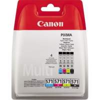 Canon ink cartridge CLI571 bw/c/m/y 4 pcs./pack.
