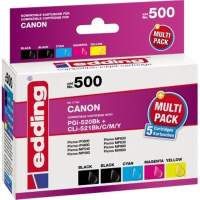 edding Tintenpatrone Canon 500 PGI-520/CLI-521 5 St./Pack.