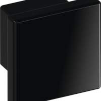HEWI furniture knob 547.32.3 polyamide deep black