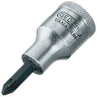 Screwdriver socket PZD4 1/2 inch for 4KT drive Chrome special steel