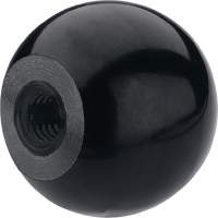 GANTER ball knob DIN 319, d1 50 mm d2 M 12 mm d4 28 mm, 25 pieces