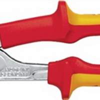 Water pump pliers Cobra L.250mm chrome VDE clamping W.50mm with 2-component Knipex sleeves