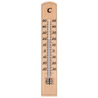 TFA-DOSTMANN room thermometer 20cm beech wood pack of 10