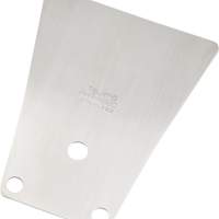 Replacement blade for universal scraper, blade width 80mm, thickness 0.5mm, 4 pieces