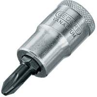 Screwdriver socket PH2 1/2 inch for 4KT drive Chrome special steel
