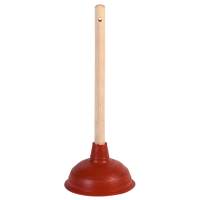 SCHOLLAIN spout cleaner suction bell rubber with wooden handle