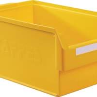 Storage bin size 1 yellow L500xW300xH250mm