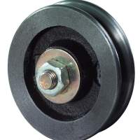 Door roller, Ø 105/89 mm, width: 21 mm, 70 kg