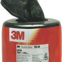 Abrasive fleece W.203xL.102mm ultra fine MX-SR 3M 6m/RL