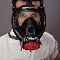 Full face mask Sfera Kl.3 DIN EN 136, 1 valve with speech membrane EKASTU DIN EN148-1