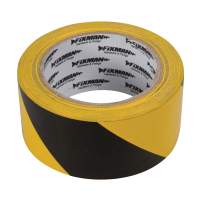 Barrier tape 50mmx33m, black- yellow