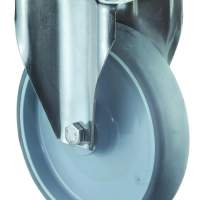 Stainless steel transport roller, Ø 200 mm, width: 50 mm, 200 kg