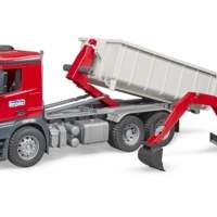 MB Arocs truck with roll-off container