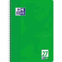 Oxford college pad Touch A4+ L27 lined grass green 80 sheets