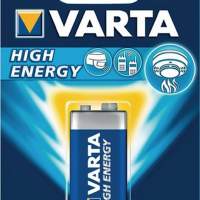 Battery High Energy 9V E-Block 550mAh V-ALK04922 VARTA 1 piece/blister