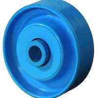 Polyamide (nylon) wheels, Ø 48 mm, width: 16 mm, 5.4 kg