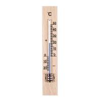 TFA-DOSTMANN room thermometer 15cm wood, pack of 10