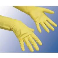 Vileda rubber gloves 25616 M natural latex yellow 2 pieces/pack.