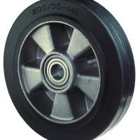 Rubber wheel, Ø 300 mm, width: 60 mm, 700 kg
