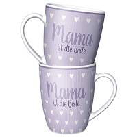 LA VIDA mug 250ml Mama the best, 6 pieces