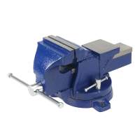 Engineer's vise with swivel base, 100 mm