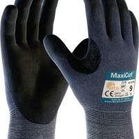 Schnittschutzhandschuhe MaxiCut Ultra 44-3745 Gr.11 blau/schwarz EN 388 12 Paar