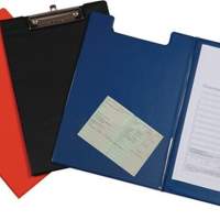 Writing folder DIN A4, blue, 12 pieces