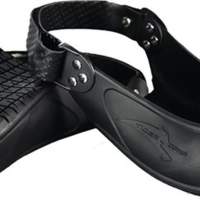Safety overshoe size XL (44-50), black, EN 20345, natural latex