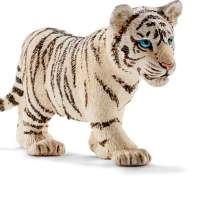 Schleich tiger cub, white