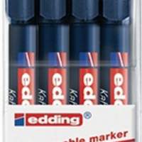 Cable marker black/red/blue/green Edding