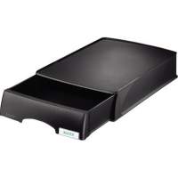 Leitz letter tray Plus 52100095 DIN A4 stackable PS black