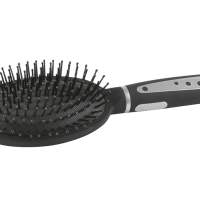 Hairbrush oval black pack of 4