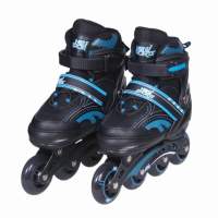 New Sports inline skates blue, ABEC 7, adjustable size 31 - 34