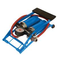 High performance double cylinder foot pump, 470 cm3