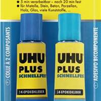 2-component adhesive 35g UHU Plus quick-strength UHU, 6 pcs.