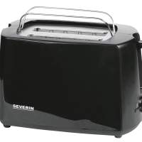 SEVERIN Toaster AT 2287 integrated bun toasting attachment 700 watts black