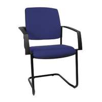 TOPSTAR visitor chair B to B 20 BB300A G26 with armrests blue