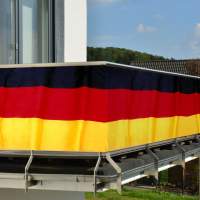 Brise-vue pour balcon "Allemagne" 90 x 300 cm